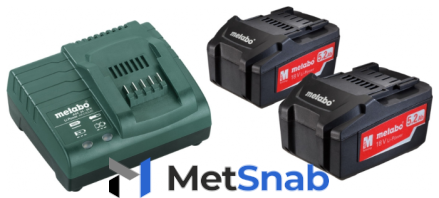 Комплект Metabo 685051000 18 В 5.2 А·ч