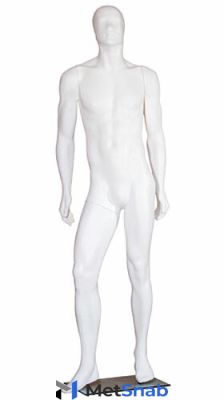 Манекен мужской белый пластиковый M RO GIL