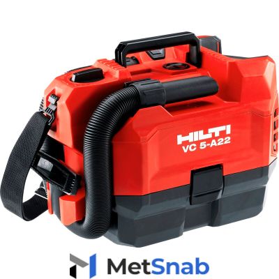 Пылесос аккумуляторный Hilti VC 5-A22 3.5 л 330 Вт