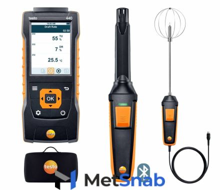 Комплект уровня комфорта с Bluetooth Testo 440