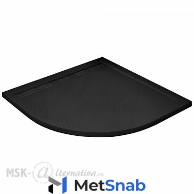 Поддон из литьевого мрамора WeltWasser TRR 90 STONE-BL