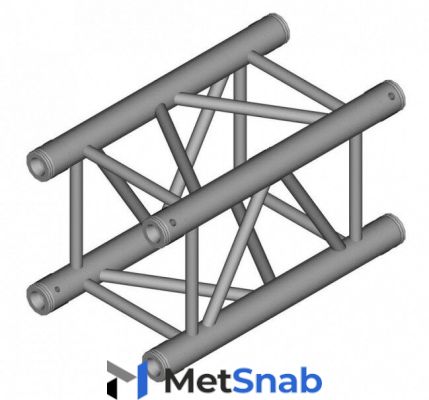 Dura Truss DT 34-050 ферма алюминиевая, сечение 300 х 300 мм, длина 50 см