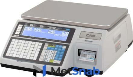 Весы торговые CAS CL3000-6B (TCP/IP) с печатью этикеток