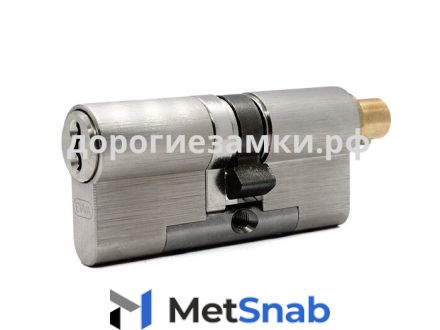 Цилиндр EVVA 3KS ключ-вертушка (размер 31x61 мм) - Никель (3 ключа)