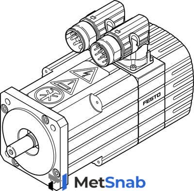 Серводвигатель Festo EMMS-AS-70-S-LS-RR