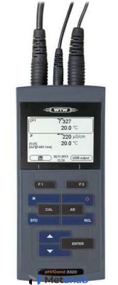 WTW Laborprodukte WTW ProfiLine 2EA312 pH/Cond 3320 SET 2 портативный pH-метр/милливольтметр/кондуктометр/солемер