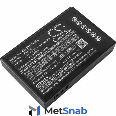 Аккумулятор CameronSino для Sumitomo Type-72, Type-82, Type-Q102 (BU-16) 6400mAh