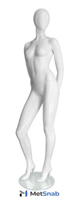 Манекен женский белый глянцевый Vita Type 02F-01G