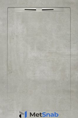 Душевые поддоны Aquanit Beton Grey Slope Line 80x120