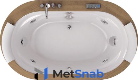 Акриловая ванна Jacuzzi Opalia Wood 9F43-498A