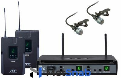 JTS E-7Du/E-7TBD+CM-501 (690-726 МГц) Радиосистема двухканальная с двумя поясными радиомикрофонами.