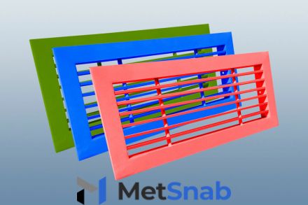 Нерегулируемая настенная решетка РАН (цветная) 1700 * 500 (Ш * В)