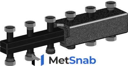 Meibes настенный распределительный коллектор на 4-7 отоп. контура ME 66301.4