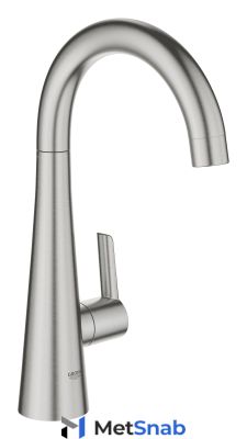 Вентиль вертикальный для подачи фильтрованной воды GROHE Zedra, суперсталь (30026DC2)