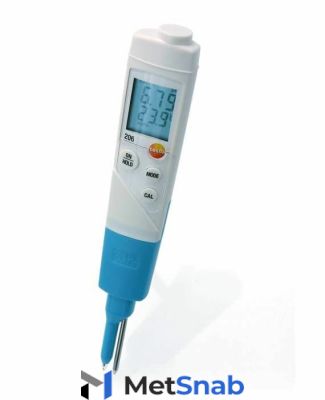 Testo pH метр Testo 206 pH2 с электродом для измерения в полутвердых средах 0563 2062