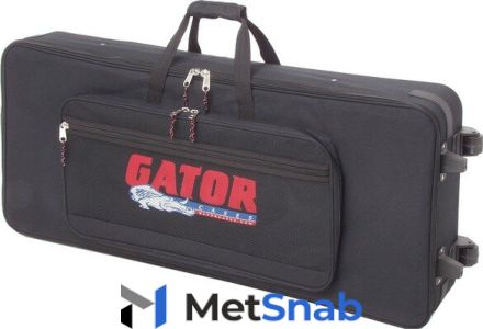 Gator GK-76 нейлоновый кейс с жесткой рамкой для клавиш, 76кл., с колесами