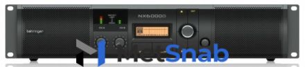 Behringer NX6000D усилитель 2-канальный. DSP, Мощность пик. 2 x 3000Вт•4?/1600Вт•8?, Speakon/комбо-X