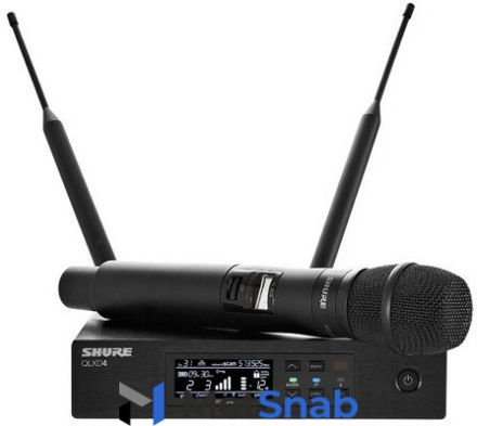 Shure QLXD24E/KSM9 радиосистема вокальная с ручным передатчиком KSM9