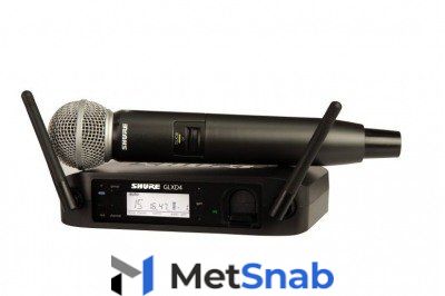 SHURE GLXD24E/SM58 Z2 2.4 GHz цифровая вокальная радиосистема с ручным передатчиком SM58