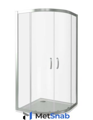 Душевое ограждение Good Door INFINITY R-100-C-CH 100х100 см