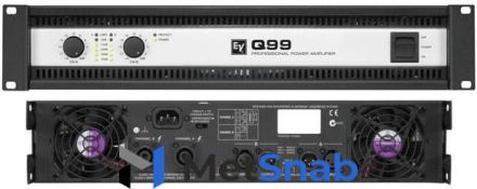 Electro-Voice Q99 усилитель, 2 x 1250 Вт @ 2 Ом, 900 Вт @ 4 Ом, 550 Вт @ 8 Ом, класс H