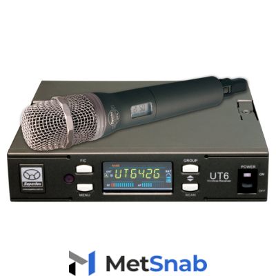 Superlux UT64/238C радиосистема с ручным микрофоном, конденсаторный капсюль PRO238C