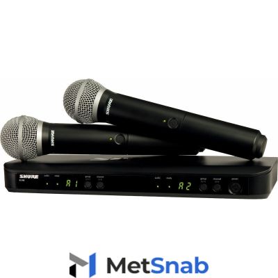 Радиосистема на два микрофона Shure BLX288E/PG58 M17 662-686 MHz