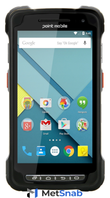 Терминал сбора данных Point Mobile PM80 (2D Imager, Android, 1GB/2Gb, WiFi, BT, NFC, Camera, MSR) (PM80G5M0387E0C)