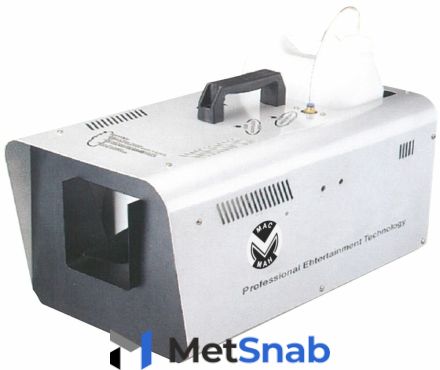 MLB SM-1000 Генератор снега, 5л емкость для жидкости, 1000W, 9,8 кг., управление on/off кабель, регулятор выброса, выход ''снега'' 50 куб. м.