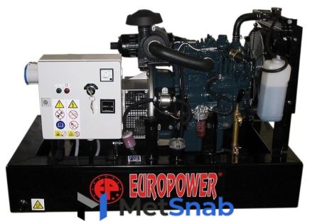 Дизельный генератор EUROPOWER EP 30 DE