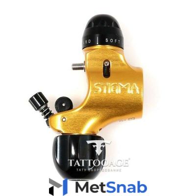 Тату машинки Stigma Rotary Prodigy V2 Gold Корпус - Рабочая часть