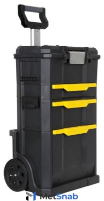 Ящик-тележка STANLEY STST1-70344 78x49x35 см черный/желтый