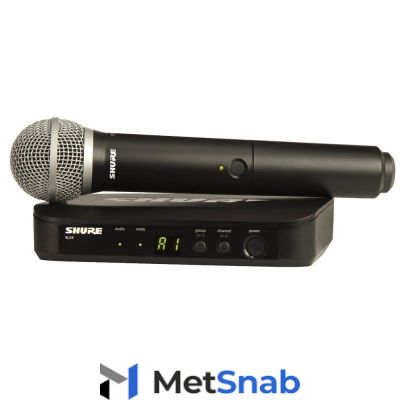 Радиосистемы с ручным микрофоном Shure BLX24RE/PG58 M17 662-686 MHz