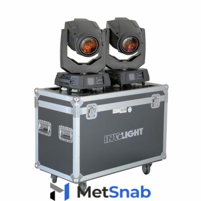 Involight TRINITY280SET - набор из 2х вращающихся голов (в кейсе), Osram sirius HRI 280 Вт, DMX-512