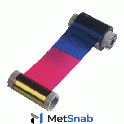 Полноцветная лента Fargo 84052, полноцветная лента YMCKK, 500 отпечатков