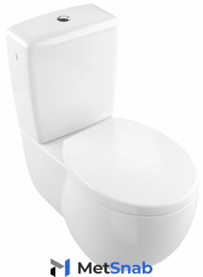 Унитаз с бачком напольный Villeroy & Boch Aveo new generation 661410R1 с горизонтальным выпуском