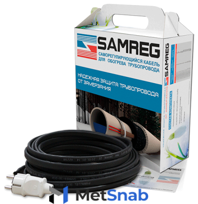 Греющий кабель саморегулирующийся SAMREG 40-2CR 13 м