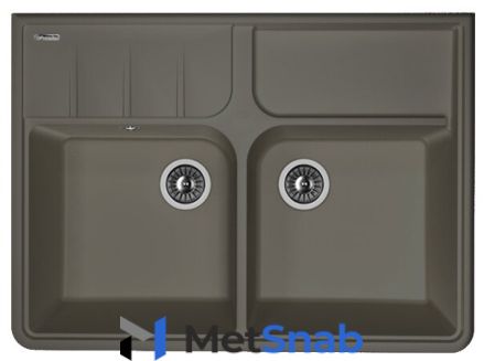 Накладная кухонная мойка FLORENTINA Вилладжио FS 89.8х65см искусственный гранит