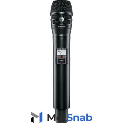 SHURE QLXD2/K8B G51 ручной передатчик серии QLXD с капсюлем микрофона KSM8, диапазон 470-534 MHz