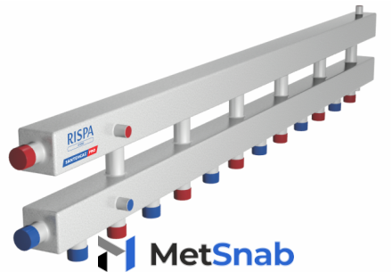 Коллектор модульный горизонтальный RISPA КМГ 60-7ВН