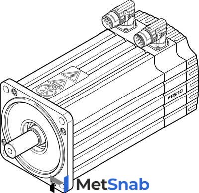 Серводвигатель Festo EMMS-AS-140-L-HV-RRB