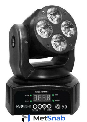 Involight LEDMH416W - LED вращающаяся голова 4x10Вт RGBWA+UV 6 в 1
