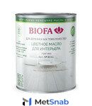 BIOFA (биофа) 8511 Color-Oil For Indoors. Арктика. Белое укрывистое масло. 10 л