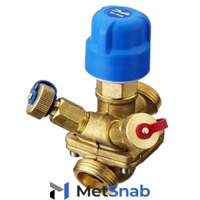 Клапан AQT с измерительными ниппелями DN 15 Kvs, m3/ч0.16