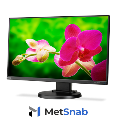 NEC 24'' E241N LCD BK/BK ( IPS; 16: 9; 250cd/m2; 1000: 1; 6ms; 178/178; 1920×1080; D-sub; HDMI; DP; HAS 110 mm; Tilt; Swiv 45/45; Pivot, Spk 2×1W; тонкая рамка 1мм)