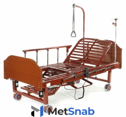 Кровать электрическая med-mos с туалетным устройством и функцией «кардиокресло» yg-2 (ме-2128н-00)