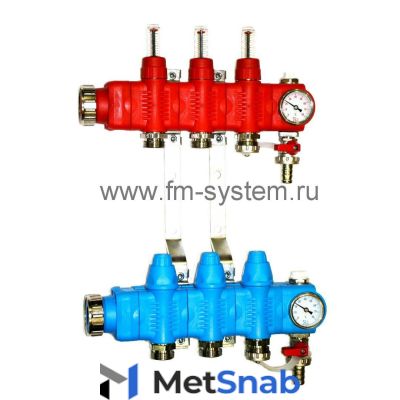 Salus Controls Коллектор пластиковый для 5-и петель Salus SRZTP-5