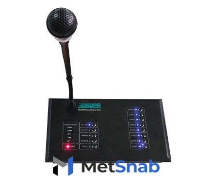 DSPPA MAG-808R Микрофонная консоль с селектором зон на 8 каналов