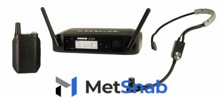 SHURE GLXD14E/SM35 цифровая радиосистема с головным микрофоном SM35, 2.4 GHz