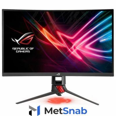 Монитор Asus 27" XG27VQ черный VA LED 16:9 DVI HDMI матовая HAS Pivot 3000:1 300cd 178гр/178гр 1920x1080 DisplayPort QHD 6.9кг